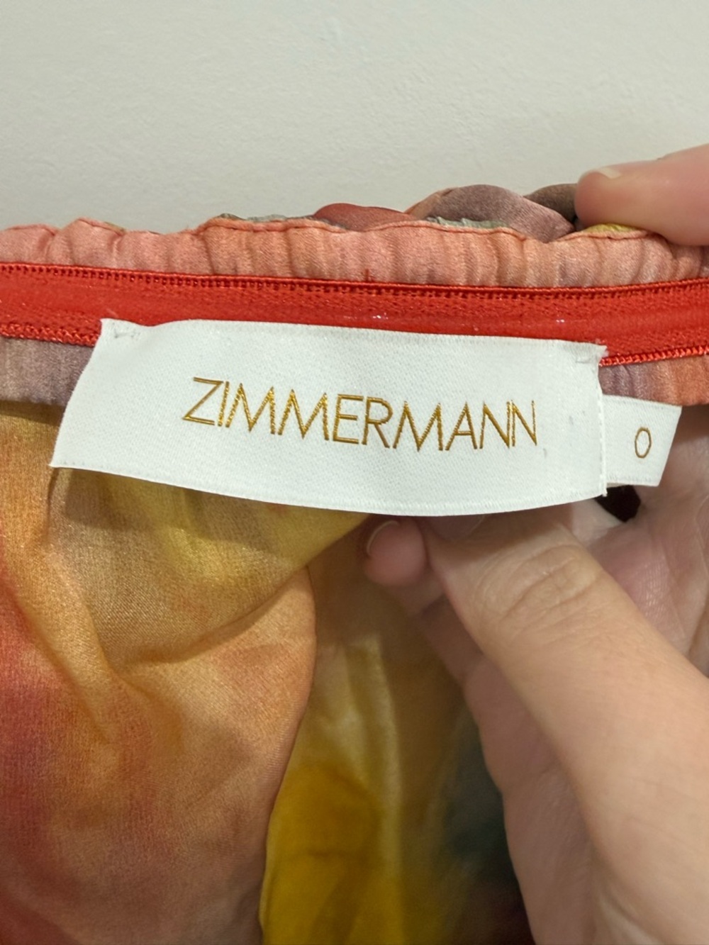 Zimmermann LUNA TWIST BANDEAU GOWN dress zimmermann size0 100%silk - Picture 6 of 10